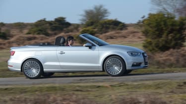Audi A3 Cabriolet 2014 roof down