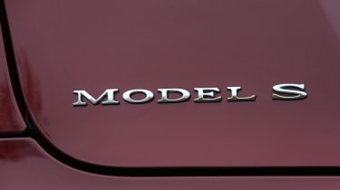 Tesla Model S badge