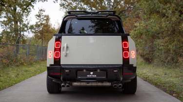 Land Rover Defender pick-up - rear end white