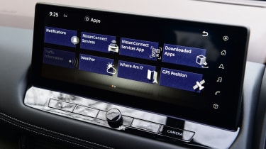 Nissan X-Trail - infotainment screen (settings)