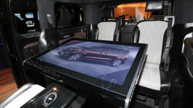 Peugeot Traveller i-Lab Concept - Geneva Stand Interior Screen