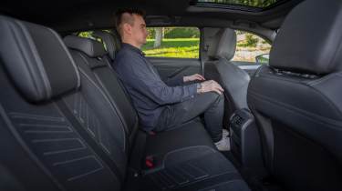 Alastair Crooks sat in the facelifted Vauxhall Astra