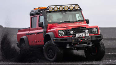 INEOS Grenadier Trialmaster X LETECH - front 3/4 off-roading