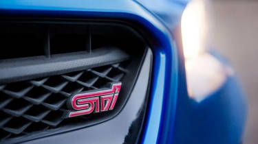 Subaru WRX STI leaked STI badge