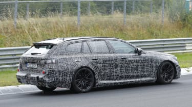 BMW M5 Estate - rear cornering 