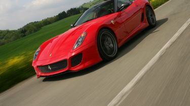 Ferrari 599 GTO coupe front tracking