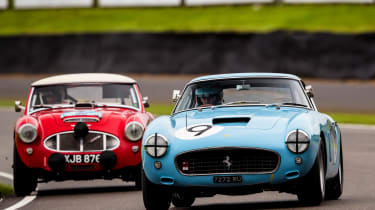 Ferrari 250 SWB Austin Healey 3000 goodwood revival