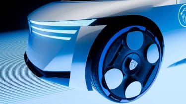 Peugeot Polygon concept - front light