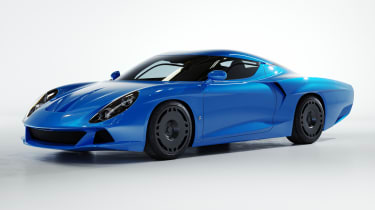 Zagato AGTZ Twin Tail (blue) - front 3/4 static