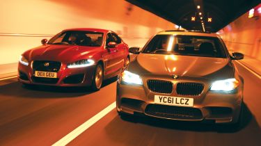 BMW M5 vs Jaguar XFR