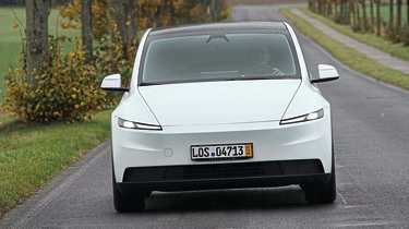 New Tesla Model Y Standard - front action