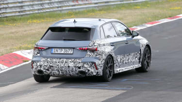 Audi RS 3 facelift spyshot 7