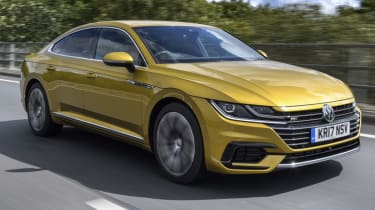 Volkswagen Arteon review - gold front