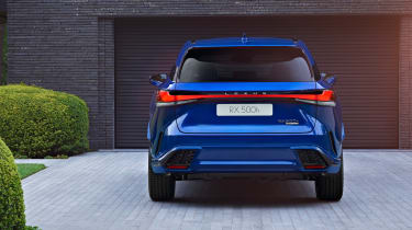 Lexus RX - blue full rear