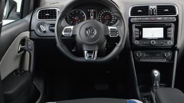 VW Polo Blue GT dash