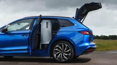 Skoda Enyaq Cargo - rear door and boot open