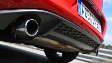 VW Golf GTI Performance Pack exhausts