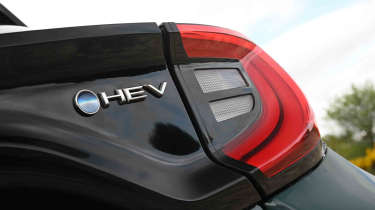 Toyota Yaris - &#039;HEV&#039; badge detail