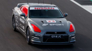 Remote control Nissan GTR/C - top front