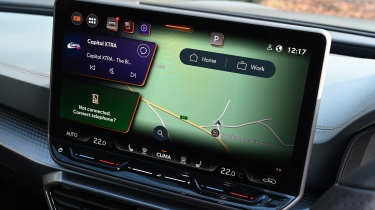 Cupra Formentor e-Hybrid - infotainment screen