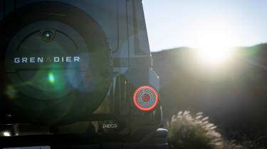 Ineos Grenadier Black Edition - rear light