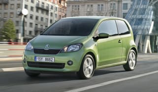 Skoda CitiGo front three-quarters