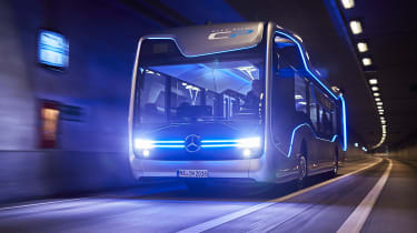 Mercedes-Benz Future Bus - in tunnel