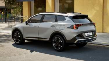 Facelifted Kia Sportage - rear