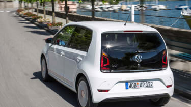 Volkswagen up! 2016 - rear tracking white