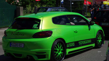 Green VW Scirocco