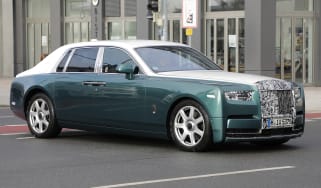 New 2022 Rolls Royce Phantom facelift spotted - front cornering