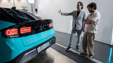 Nissan Leaf - rear detail interview