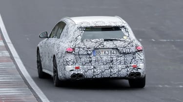 Mercedes-AMG E53 estate (camouflaged) - rear action