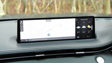 Genesis Electrified GV70 - infotainment touchscreen displaying navigation