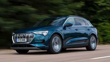 Used Audi e-tron - front action