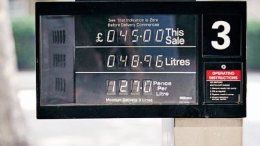 fuel pump display