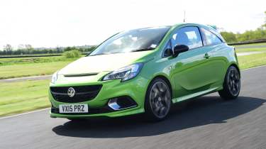 Vauxhall Corsa VXR - front tracking