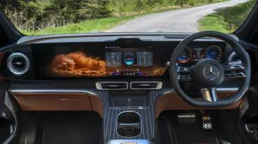 Mercedes GLC Electric - infotainment screen