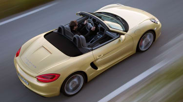 New Porsche Boxster from above