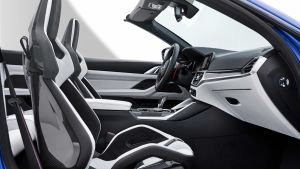 BMW M4 Competition Convertible - front seats