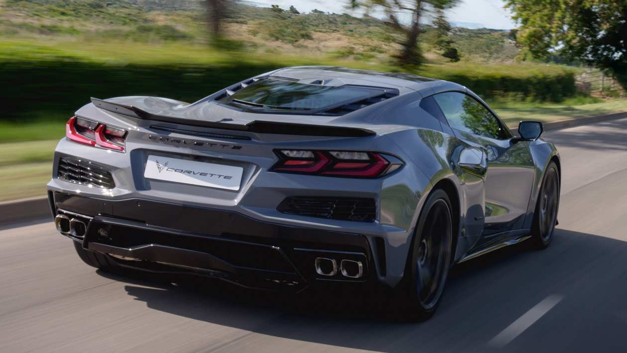 Chevrolet Corvette E-Ray - сзади