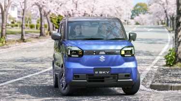 New Suzuki eSky - front cornering