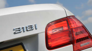 BMW 318i Coupe badge