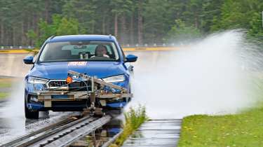 2026 Tyre Test - Skoda front wet