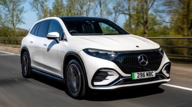 Mercedes EQS SUV UK - front