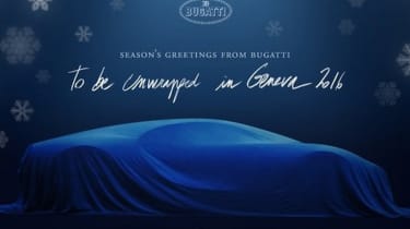 Bugatti Chiron Christmas card