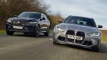 BMW M3 Touring and Jaguar F-Pace SVR - front tracking