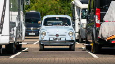 Classic Fiat 600 in a parking space