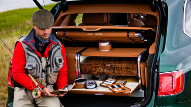 Bentley Mulliner Fishing kit man in boot