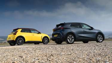 Cupra Raval vs Renault 5 - rear static